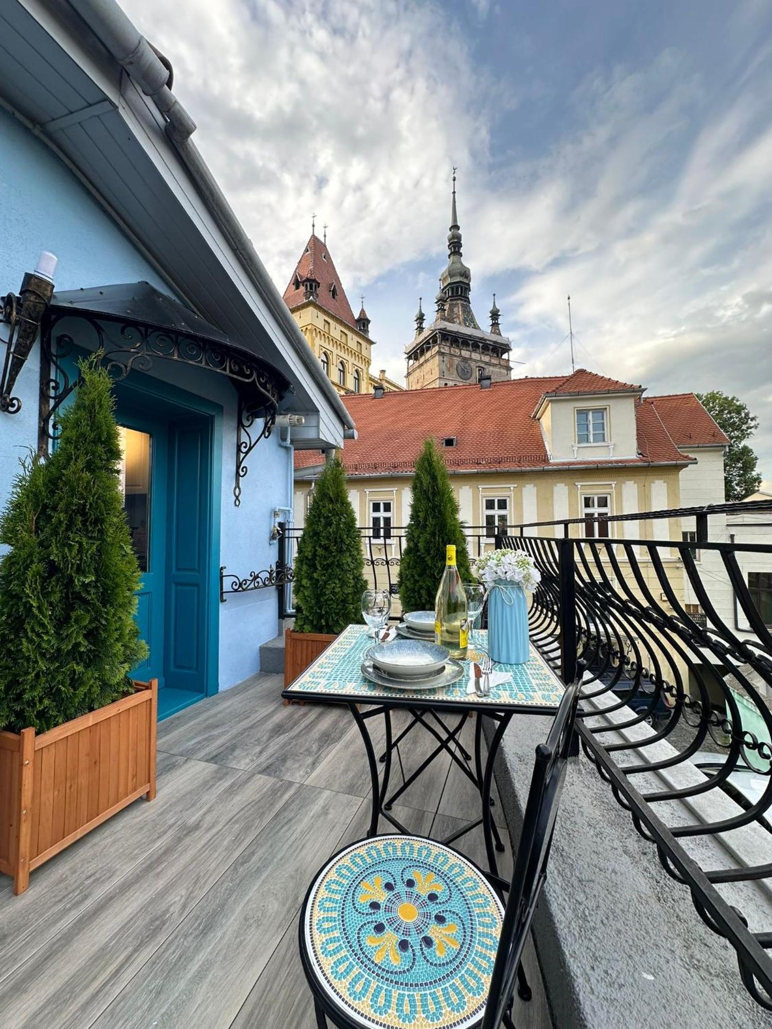 Blue House Citadel Sighisoara Apartment Exterior photo