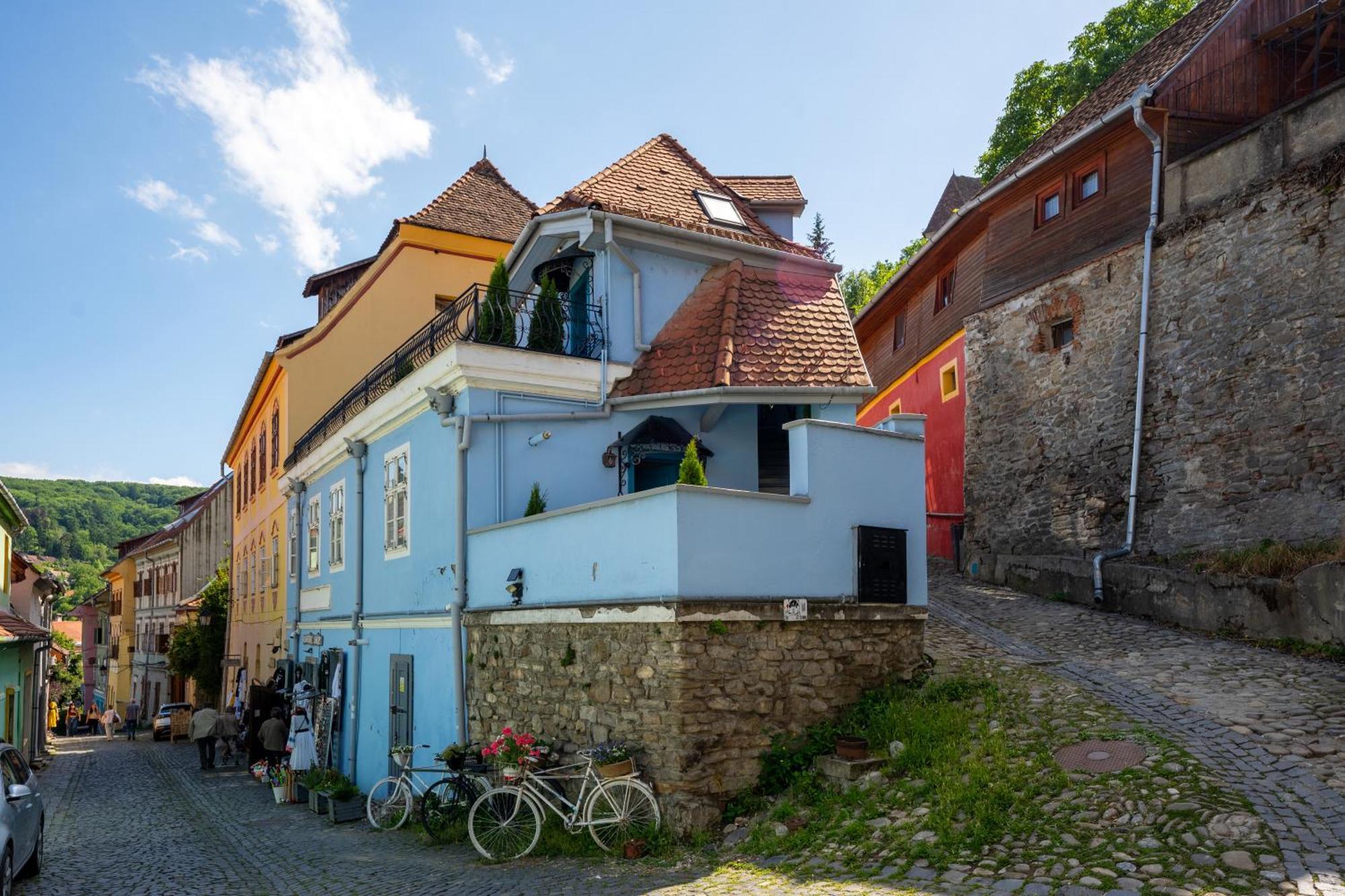 Blue House Citadel Sighisoara Apartment Exterior photo
